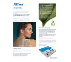 Lakes Classic Square Bath Screen 800 X 1500mm Silver -Duravit Store AllClear Coating 4 mn 3