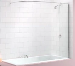 Merlyn Ionic Curtain Rail Bath Screen 300 X 1550mm - MB5