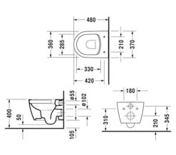 Duravit Me-By-Starck Rimless Compact Wall Mounted WC -Duravit Store M 2015 11 17 6 10 31 648