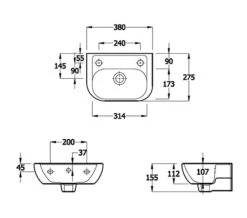 Essential Fuchsia 380mm White Wall Mounted Basin -Duravit Store M 2015 12 8 10 24 58 820