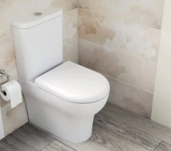 VitrA Zentrum Back To Wall Close Coupled White WC Pan With Cistern