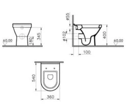 VitrA S50 White 540mm Back-To-Wall WC Pan -Duravit Store M 2015 2 18 7 42 34 855