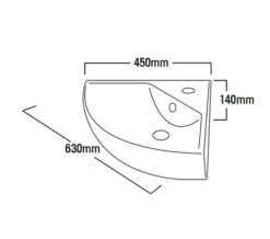 Roper Rhodes Zest 630mm Corner Basin White With Overflow - Z45CB -Duravit Store M 2015 3 21 10 7 32 94