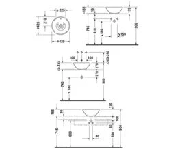 Duravit Bacino 420mm Round Countertop Wash Bowl - 325420000 -Duravit Store M 2015 3 24 10 50 1 324
