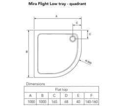 Mira Flight Low Quadrant Shower Tray White With Waste -Duravit Store M 2015 3 30 8 51 21 69.1697.041.WH 2 mn