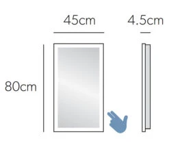 HIB Globe 50 Steam Free LED Mirror With Ambient Lighting 500 X 700mm -Duravit Store M 2015 4 1 7 24 23 147