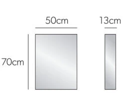 HIB Eris Single Door Aluminium Mirrored Cabinet 400 X 600mm - 9 HIB Eris Single Door Aluminium Mirrored Cabinet 400 X 600mm - -Duravit Store M 2015 4 2 15 45 2 453