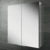 HIB Eris 700mm High Double Door Aluminium Mirrored Cabinet -Duravit Store M 2015 4 2 15 8 41 133