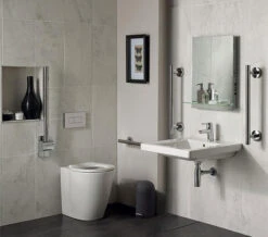 Ideal Standard Concept Freedom White Raised Height Back-To-Wall WC Pan 555mm