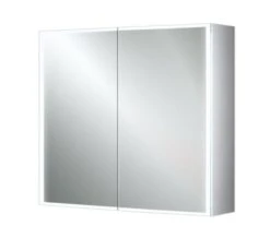 HIB Qubic Double Door LED Aluminium 700mm Height Mirror Cabinet -Duravit Store M 2016 1 22 14 6 17 623
