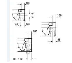 Duravit Happy D2 Floor Standing Toilet 365 X 570mm -Duravit Store M 2016 1 22 9 26 53 711