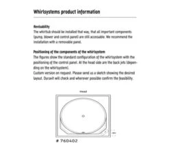 Duravit Blue Moon 1400mm Bath With Support Frame - Jet System -Duravit Store M 2016 11 2 10 14 2 391