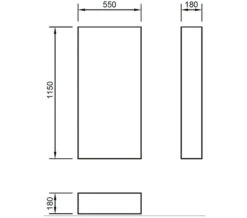 IMEX Flite 550mm White Gloss WC Cistern Frame Furniture Cover -Duravit Store M 2016 11 22 7 6 53 294