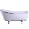 Burlington Harewood 1700 X 730mm White Slipper Bath