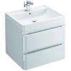 IMEX Flite White Wall Hung Double Drawer Unit And Basin 600mm -Duravit Store M 2016 11 30 9 39 2 401