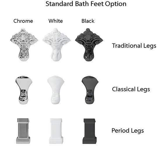 Burlington Bateau 1640 X 700mm White Double Ended Freestanding Bath 7 Burlington Bateau 1640 X 700mm White Double Ended Freestanding Bath - Image 5