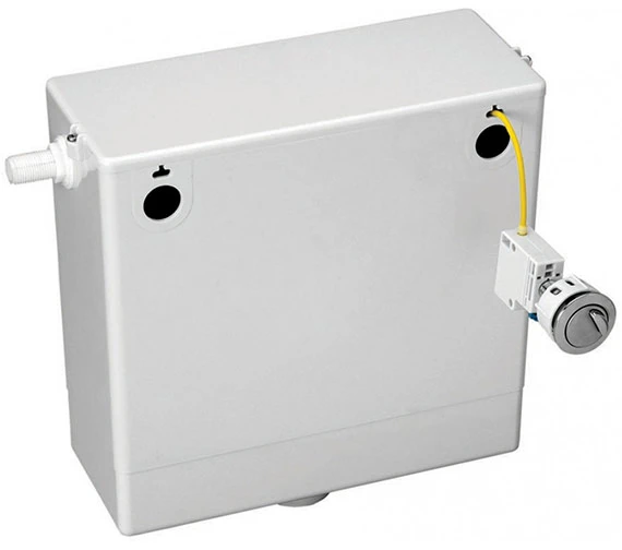 IMEX White Concealed Cable Operated Cistern With Dual Flush Button 3 IMEX White Concealed Cable Operated Cistern With Dual Flush Button