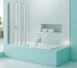 Merlyn SecureSeal 5 Fold Bath Screen 1000 X 1500mm