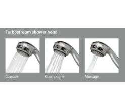 Aqualisa Chrome Turbostream Fixed Powerful Shower Head And Wall Arm -Duravit Store M 2016 12 8 10 41 3 879.20.01 add 570