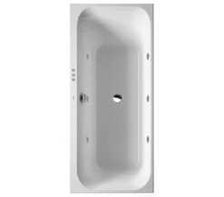 Duravit Happy D2 1700mm Built In Bath Left Slope Jet