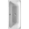 Duravit Happy D2 Built-In Bath With Two Backrest Slopes Without Frame