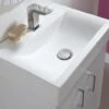 Nuie Mayford Floor Standing Gloss White Cabinet And Basin