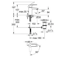 Grohe Eurostyle Cosmopolitan Chrome Mono Basin Mixer Tap Smooth Body -Duravit Store M 2016 5 30 14 18 0 549