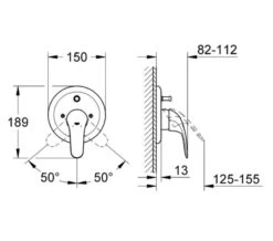 Grohe Eurosmart Single Lever Chrome Shower Mixer Trim -Duravit Store M 2016 6 2 6 42 3 30