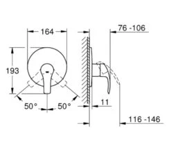 Grohe Eurosmart Single Lever Chrome Shower Mixer Trim -Duravit Store M 2016 6 2 7 19 47 507