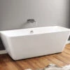 April Eppleby White 1700 X 750mm Back-To-Wall Contemporary Freestanding Bath -Duravit Store M 2016 7 27 11 3 33 161