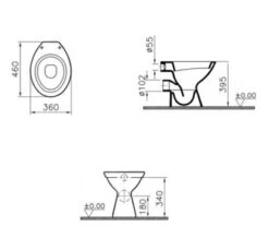 VitrA 360 X 395mm Low Level White WC Pan 5 VitrA 360 X 395mm Low Level White WC Pan -Duravit Store M 2016 8 4 10 51 32 11