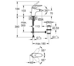 Grohe Eurostyle S Size Single Hole Bidet Mixer Tap 13 Grohe Eurostyle S Size Single Hole Bidet Mixer Tap -Duravit Store M 2016 9 12 6 20 12 222