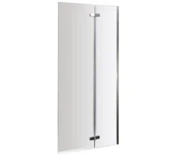 Nuie Ella 745 X 1400mm Square Hinged Bath Screen