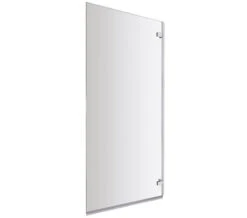Nuie Ella 780 X 1400mm Square Single Panel Hinged Bath Screen