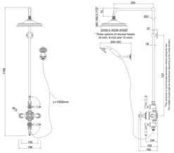 Burlington Avon 2 Outlet Exposed Thermostatic Shower Set -Duravit Store M 2016 9 21 6 45 25 180