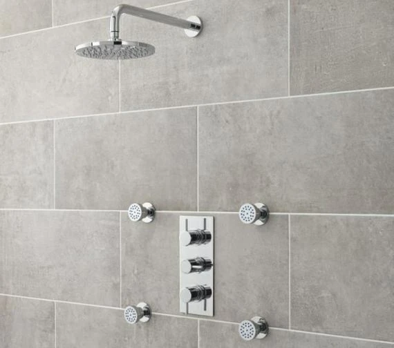 Nuie Chrome Shower Body Jet 6 Nuie Chrome Shower Body Jet - Image 4