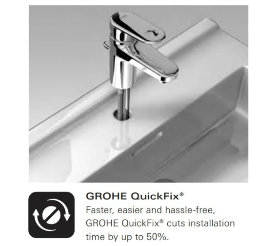 Grohe Eurostyle Single Lever Chrome Shower Mixer Valve 7 Grohe Eurostyle Single Lever Chrome Shower Mixer Valve - Image 5