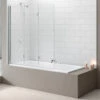 Merlyn Three Panel Folding Hinged Bath Screen 1400 X 1500mm -Duravit Store M 2017 1 3 12 12 26 218