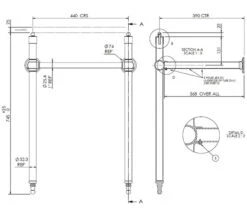 Hudson Reed Richmond Chrome Adjustable Washstand -Duravit Store M 2017 1 9 12 19 23 641