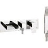Crosswater Water Square 3 Hole Chrome Bath Shower Mixer With Kit And Diverter -Duravit Store M 2017 10 4 7 34 16 476
