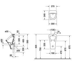 Duravit DuraStyle 300 X 340mm Urinal With Concealed Inlet -Duravit Store M 2017 11 6 9 29 5 739
