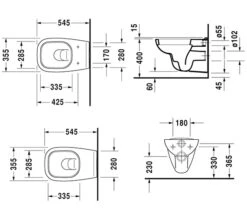 Duravit D-Code 545mm Wall Mounted Toilet -Duravit Store M 2017 12 11 10 33 14 230