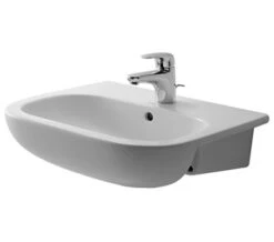 Duravit D-Code 550mm Semi-Recessed Washbasin