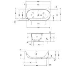 Duravit Luv 1850 X 950mm Corner Left Bathtub -Duravit Store M 2017 12 19 11 58 30 478
