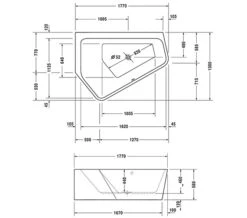 Duravit Paiova 5 Corner Bath With Panel And Support Frame -Duravit Store M 2017 12 20 5 5 33 428