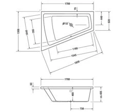 Duravit Paiova Built In Bath With One Backrest Slope -Duravit Store M 2017 12 25 6 55 10 552