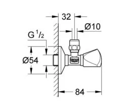 Grohe 1-2 Inch Chrome Finish Angle Valve 6 Grohe 1-2 Inch Chrome Finish Angle Valve -Duravit Store M 2017 12 26 5 31 54 654