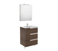 Roca Victoria-N Gloss White Vanity Unit Pack 600 X 740mm With Mirror And Spotlight -Duravit Store M 2017 3 25 6 39 33 490