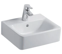 Ideal Standard Concept Cube 400mm White 1 Taphole Handrinse Basin