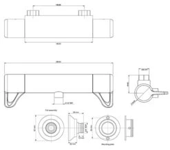 Triton Elina Chrome Bar Mixer Exposed Thermostatic Shower Valve - ELITHBMINC3BOT -Duravit Store M 2017 4 17 15 5 36 342
